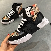 Cheap Versace High Tops Shoes For Men #446832 Replica Wholesale [$85.00 USD] [ITEM#446832] on Replica Versace High Tops Shoes
