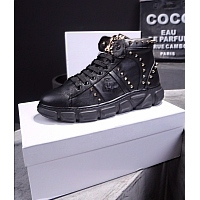 Cheap Versace High Tops Shoes For Men #446922 Replica Wholesale [$88.00 USD] [ITEM#446922] on Replica Versace High Tops Shoes