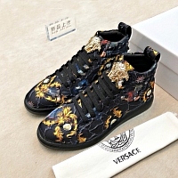 Cheap Versace High Tops Shoes For Men #447484 Replica Wholesale [$78.00 USD] [ITEM#447484] on Replica Versace High Tops Shoes