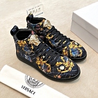 Cheap Versace High Tops Shoes For Men #447484 Replica Wholesale [$78.00 USD] [ITEM#447484] on Replica Versace High Tops Shoes