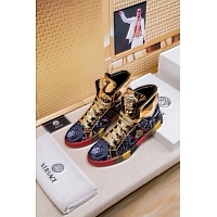 Cheap Versace High Tops Shoes For Men #447605 Replica Wholesale [$76.00 USD] [ITEM#447605] on Replica Versace High Tops Shoes