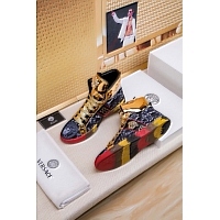 Cheap Versace High Tops Shoes For Men #447605 Replica Wholesale [$76.00 USD] [ITEM#447605] on Replica Versace High Tops Shoes