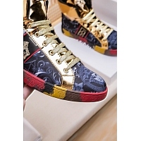 Cheap Versace High Tops Shoes For Men #447605 Replica Wholesale [$76.00 USD] [ITEM#447605] on Replica Versace High Tops Shoes