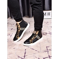 Cheap Versace High Tops Shoes For Men #447608 Replica Wholesale [$82.00 USD] [ITEM#447608] on Replica Versace High Tops Shoes