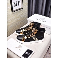 Cheap Versace High Tops Shoes For Men #447608 Replica Wholesale [$82.00 USD] [ITEM#447608] on Replica Versace High Tops Shoes