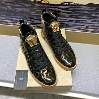 Cheap Versace High Tops Shoes For Men #447616 Replica Wholesale [$82.00 USD] [ITEM#447616] on Replica Versace High Tops Shoes