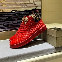 Cheap Versace High Tops Shoes For Men #447618 Replica Wholesale [$82.00 USD] [ITEM#447618] on Replica Versace High Tops Shoes