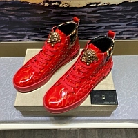 Cheap Versace High Tops Shoes For Men #447618 Replica Wholesale [$82.00 USD] [ITEM#447618] on Replica Versace High Tops Shoes