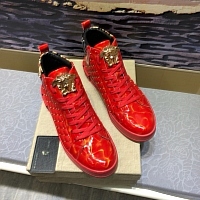 Cheap Versace High Tops Shoes For Men #447618 Replica Wholesale [$82.00 USD] [ITEM#447618] on Replica Versace High Tops Shoes