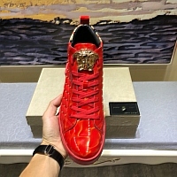 Cheap Versace High Tops Shoes For Men #447618 Replica Wholesale [$82.00 USD] [ITEM#447618] on Replica Versace High Tops Shoes