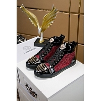 Cheap Versace High Tops Shoes For Men #447648 Replica Wholesale [$85.00 USD] [ITEM#447648] on Replica Versace High Tops Shoes