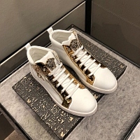 Cheap Versace High Tops Shoes For Men #447656 Replica Wholesale [$80.00 USD] [ITEM#447656] on Replica Versace High Tops Shoes