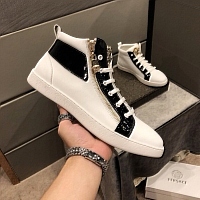 Cheap Versace High Tops Shoes For Men #447657 Replica Wholesale [$80.00 USD] [ITEM#447657] on Replica Versace High Tops Shoes