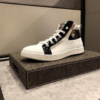 Cheap Versace High Tops Shoes For Men #447657 Replica Wholesale [$80.00 USD] [ITEM#447657] on Replica Versace High Tops Shoes