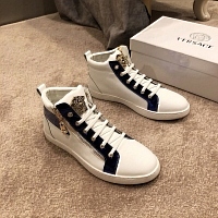 Cheap Versace High Tops Shoes For Men #447658 Replica Wholesale [$80.00 USD] [ITEM#447658] on Replica Versace High Tops Shoes