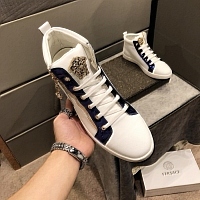 Cheap Versace High Tops Shoes For Men #447658 Replica Wholesale [$80.00 USD] [ITEM#447658] on Replica Versace High Tops Shoes