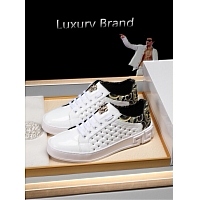 Cheap Versace Casual Shoes For Men #447659 Replica Wholesale [$82.00 USD] [ITEM#447659] on Replica Versace Flat Shoes