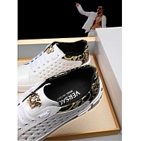 Cheap Versace Casual Shoes For Men #447659 Replica Wholesale [$82.00 USD] [ITEM#447659] on Replica Versace Flat Shoes