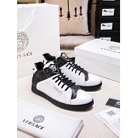 Cheap Versace High Tops Shoes For Men #447662 Replica Wholesale [$85.00 USD] [ITEM#447662] on Replica Versace High Tops Shoes