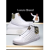 Cheap Versace High Tops Shoes For Men #447674 Replica Wholesale [$79.00 USD] [ITEM#447674] on Replica Versace High Tops Shoes