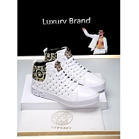 Cheap Versace High Tops Shoes For Men #447674 Replica Wholesale [$79.00 USD] [ITEM#447674] on Replica Versace High Tops Shoes