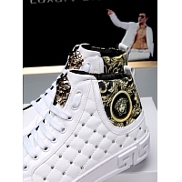 Cheap Versace High Tops Shoes For Men #447674 Replica Wholesale [$79.00 USD] [ITEM#447674] on Replica Versace High Tops Shoes