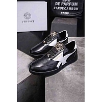 Cheap Versace Casual Shoes For Men #448611 Replica Wholesale [$89.00 USD] [ITEM#448611] on Replica Versace Flat Shoes
