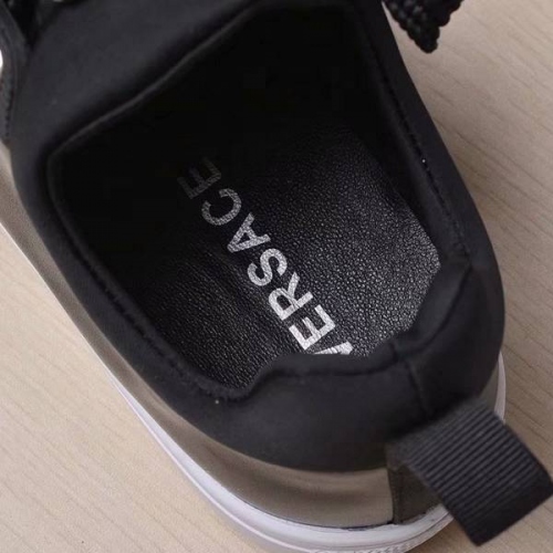 Cheap Versace Casual Shoes For Women #449056 Replica Wholesale [$82.00 USD] [ITEM#449056] on Replica Versace Flat Shoes