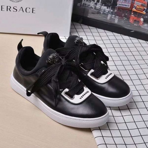 Cheap Versace Casual Shoes For Women #449056 Replica Wholesale [$82.00 USD] [ITEM#449056] on Replica Versace Flat Shoes