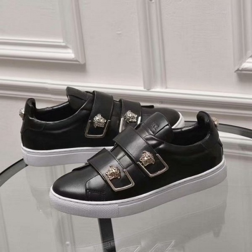 Cheap Versace Casual Shoes For Women #449057 Replica Wholesale [$82.00 USD] [ITEM#449057] on Replica Versace Flat Shoes