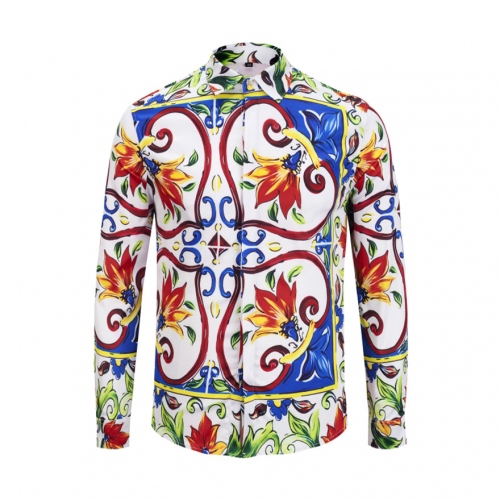 Cheap Versace Shirts Long Sleeved For Men #449870 Replica Wholesale [$40.00 USD] [ITEM#449870] on Replica Versace Shirts