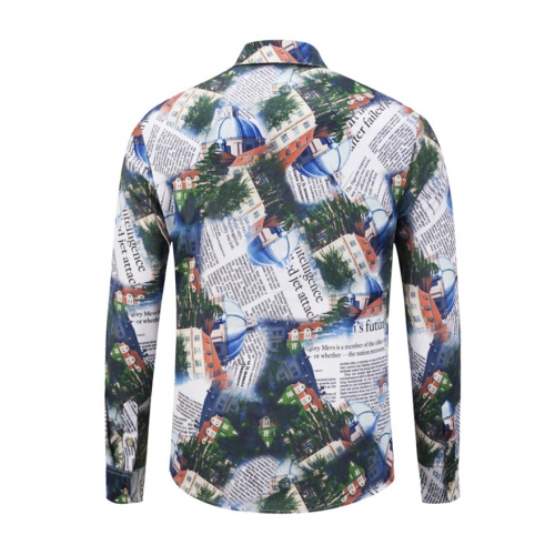 Cheap Versace Shirts Long Sleeved For Men #449872 Replica Wholesale [$40.00 USD] [ITEM#449872] on Replica Versace Shirts