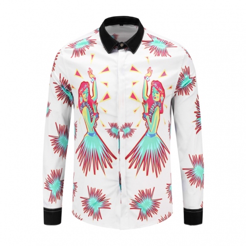 Cheap Versace Shirts Long Sleeved For Men #449878 Replica Wholesale [$40.00 USD] [ITEM#449878] on Replica Versace Shirts