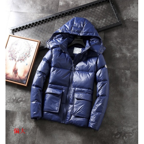 Cheap Moncler Down Coats Long Sleeved For Men #454777 Replica Wholesale [$159.00 USD] [ITEM#454777] on Replica Moncler Down Feather Coat