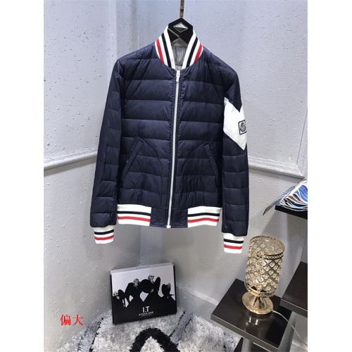 Cheap Moncler Down Coats Long Sleeved For Men #454794 Replica Wholesale [$126.80 USD] [ITEM#454794] on Replica Moncler Down Feather Coat