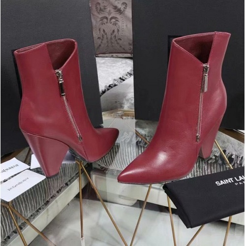 Cheap Yves Saint Laurent YSL Boots For Women #455450 Replica Wholesale [$120.00 USD] [ITEM#455450] on Replica Yves Saint Laurent YSL Boots