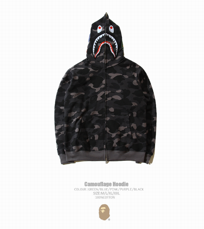 Cheap Bape Jackets Long Sleeved Zipper For Men 450962 Replica