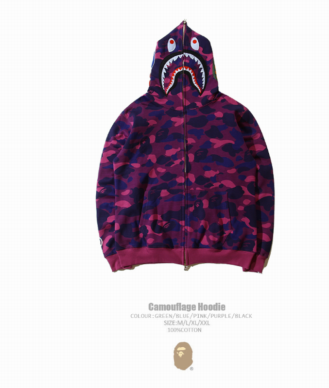 Cheap Bape Jackets Long Sleeved Zipper For Men 450963