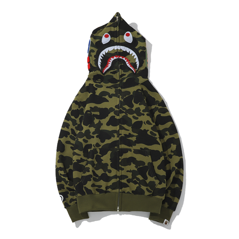 Cheap Bape Jackets Long Sleeved Zipper For Men 450969 Replica