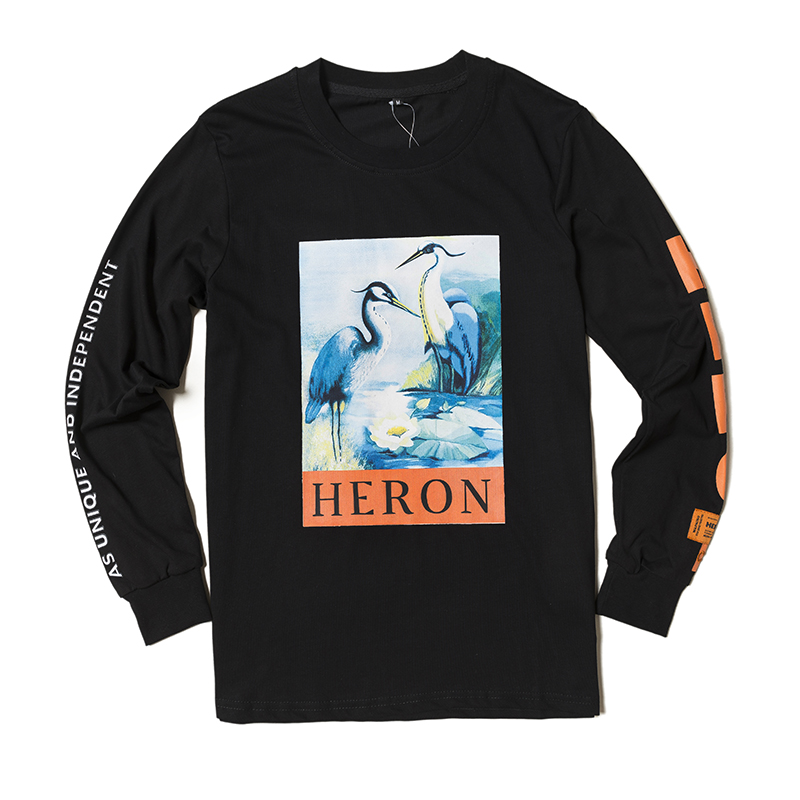 Cheap Heron Preston T-Shirts For Unisex Long Sleeved O-Neck For Unisex ...