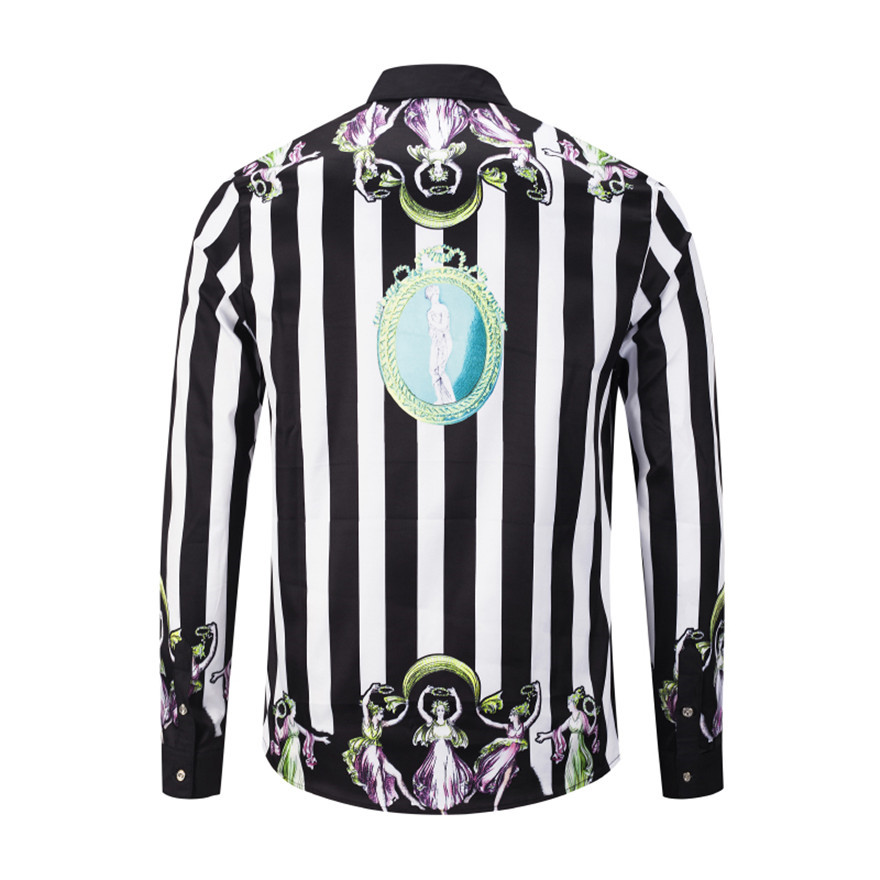 Cheap Versace Shirts Long Sleeved For Men 452003 Replica Wholesale