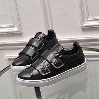 Cheap Versace Casual Shoes For Women #449057 Replica Wholesale [$82.00 USD] [ITEM#449057] on Replica Versace Flat Shoes