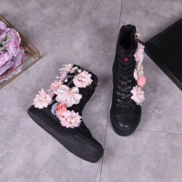 Cheap Dolce &amp; Gabbana D&amp;G High Tops Shoes For Women #453677 Replica Wholesale [$81.00 USD] [ITEM#453677] on Replica Dolce &amp; Gabbana D&amp;G High Top Shoes