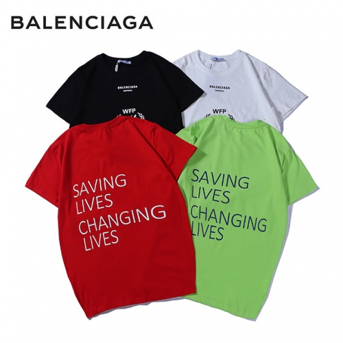 Cheap Balenciaga T-Shirts Short Sleeved For Men #456293 Replica Wholesale [$29.00 USD] [ITEM#456293] on Replica Balenciaga T-Shirts
