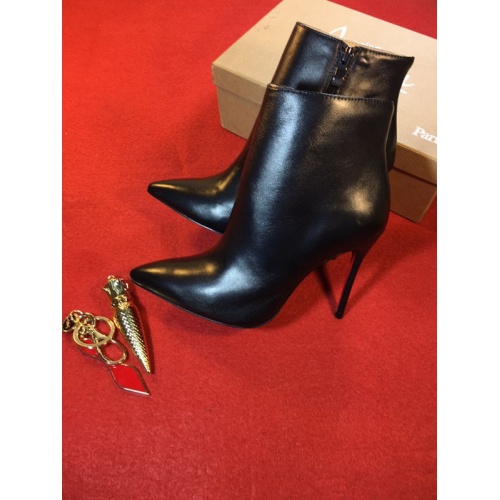 Cheap Christian Louboutin CL Boots For Women #456551 Replica Wholesale [$91.00 USD] [ITEM#456551] on Replica Christian Louboutin Boots