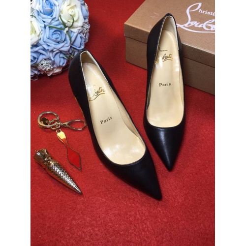 Cheap Christian Louboutin CL High-Heeled Shoes For Women #456562 Replica Wholesale [$75.00 USD] [ITEM#456562] on Replica Christian Louboutin High-heeled shoes