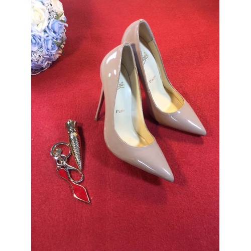 Cheap Christian Louboutin CL High-Heeled Shoes For Women #456566 Replica Wholesale [$75.00 USD] [ITEM#456566] on Replica Christian Louboutin High-heeled shoes