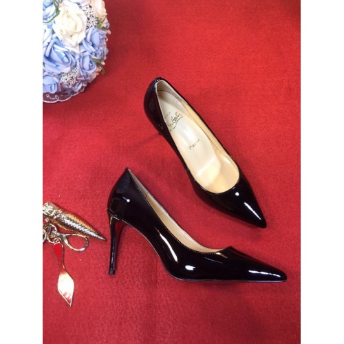 Cheap Christian Louboutin CL High-Heeled Shoes For Women #456583 Replica Wholesale [$82.00 USD] [ITEM#456583] on Replica Christian Louboutin High-heeled shoes