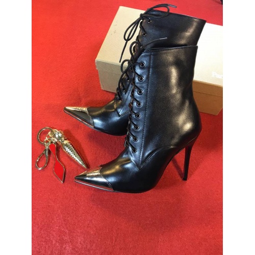 Cheap Christian Louboutin CL Boots For Women #456611 Replica Wholesale [$95.00 USD] [ITEM#456611] on Replica Christian Louboutin Boots