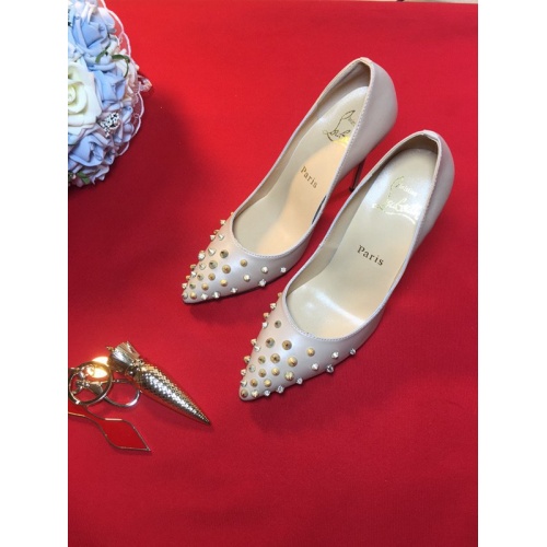 Cheap Christian Louboutin CL High-Heeled Shoes For Women #456623 Replica Wholesale [$78.00 USD] [ITEM#456623] on Replica Christian Louboutin High-heeled shoes